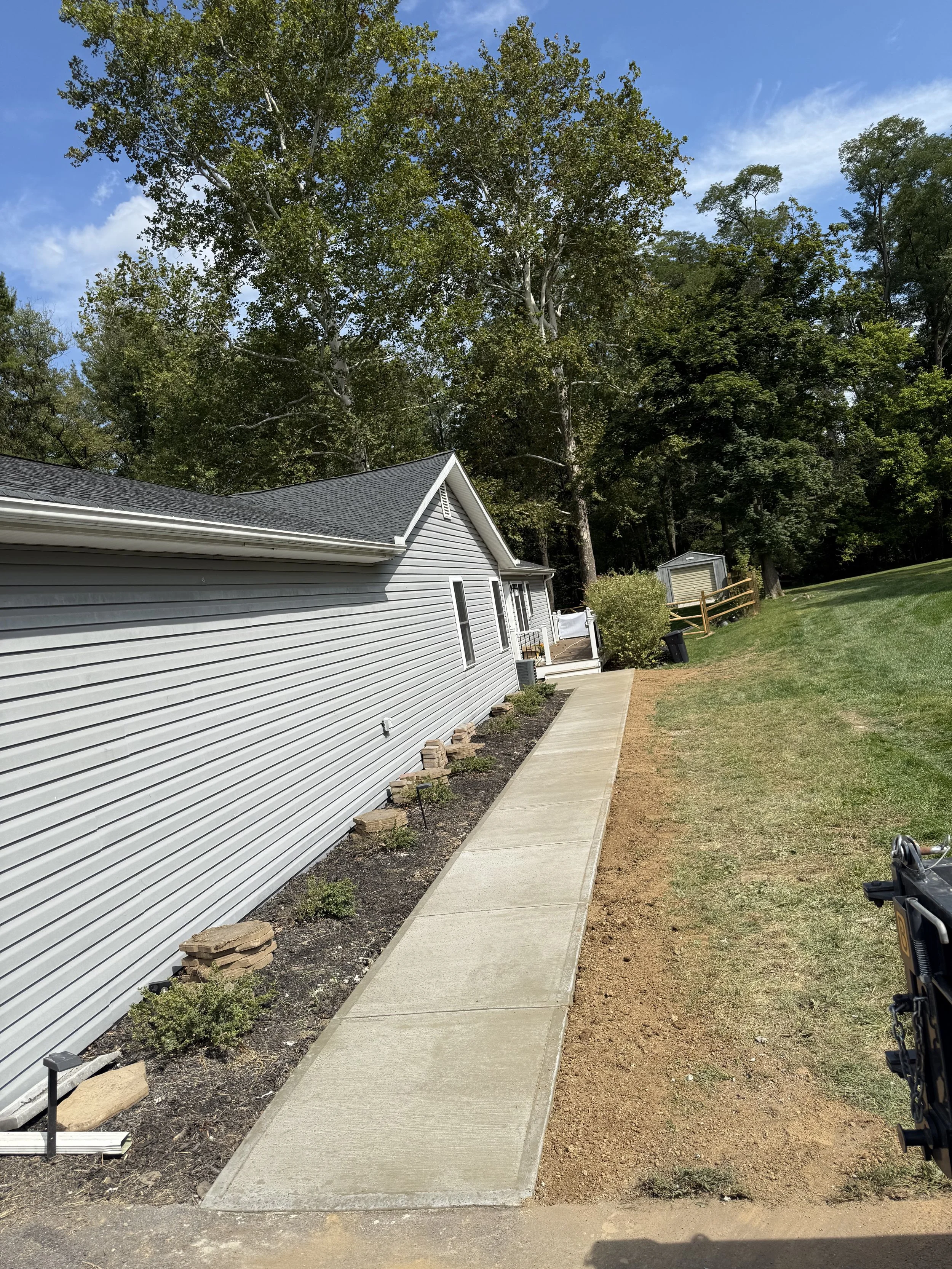 Concrete work by Murray General Contracting on a Lehigh Valley jobsite